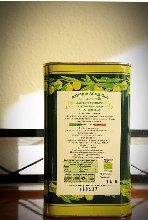 Bio Olivenöl Extra Vergine di Ritacca im Kanister Azienda Ritacca