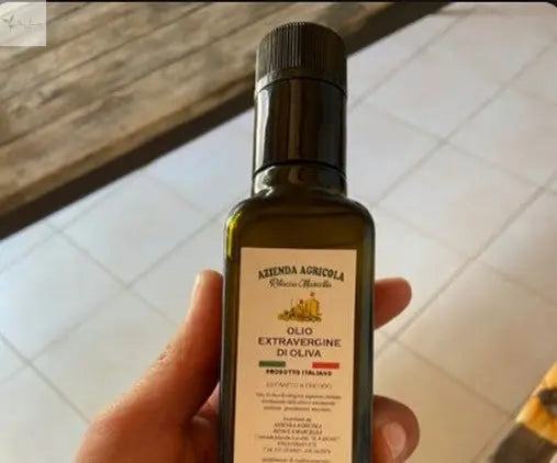 Premium Bio Olivenöl Extra Vergine di Ritacca in Glasflasche, kaltgepresst und bio-zertifiziert.