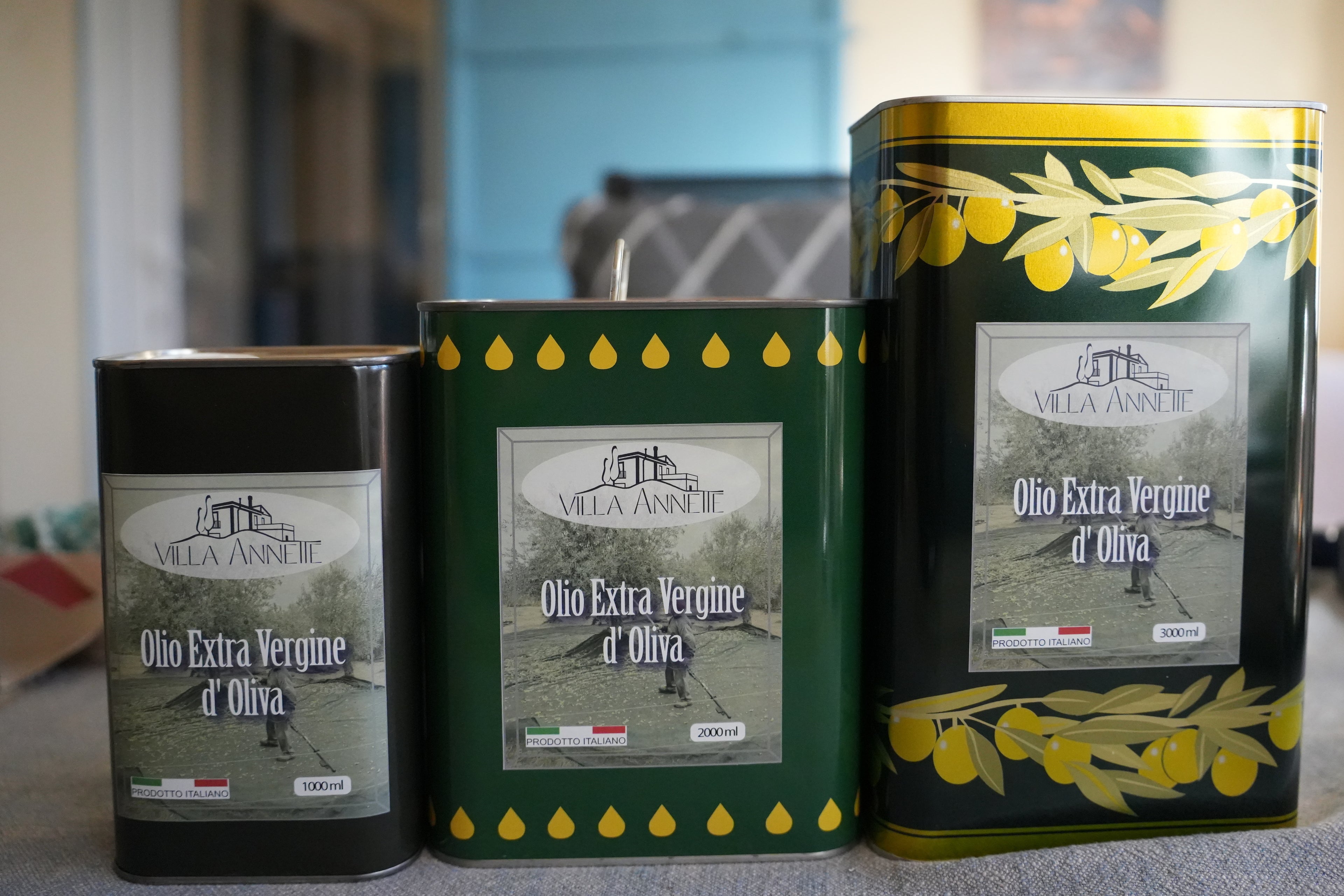 Premium Olivenöl Nativ Extra aus Kalabrien - Villa Annette - Garantiert Neue Ernte