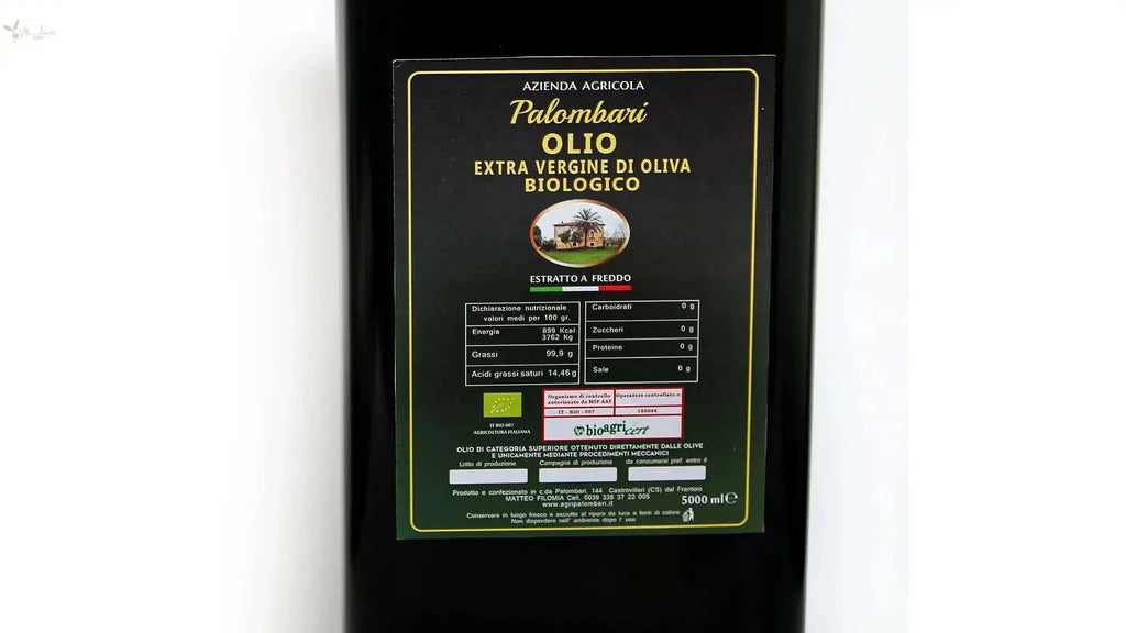 Palombari Bio Olivenöl Extra Vergine Azienda Palombari